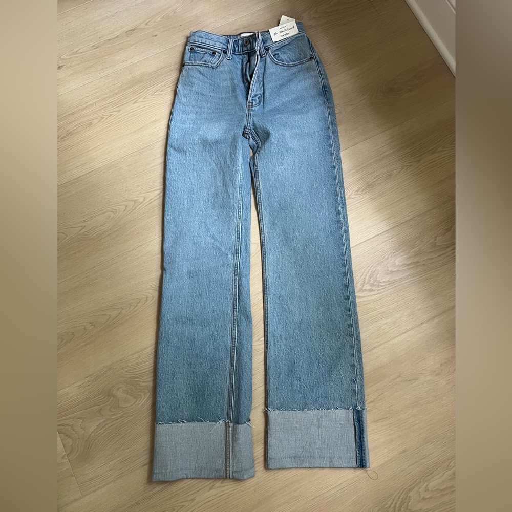Abercrombie wide leg jeans